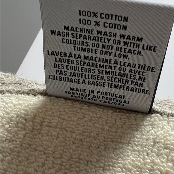 Bianca Portugal Bath Towel Set Tan Textured Soft 100% Cotton 2 Pc Set New - Picture 6 of 6